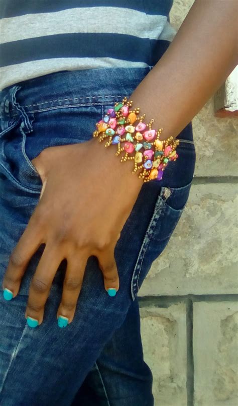 African Women Beaded Bracelet Women Bracelet Kenyan Etsy