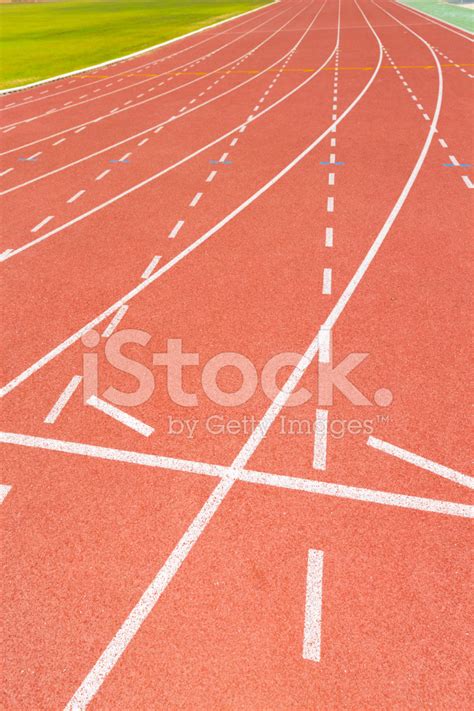 Running Track And Lanes Stock Photo Royalty Free Freeimages