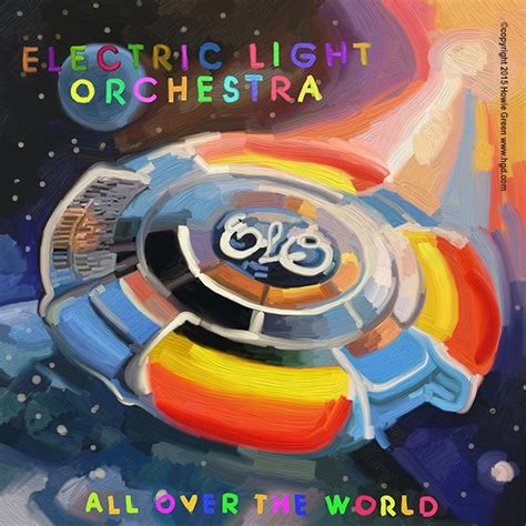 Electric Light Orchestra Album Cover Painting Pop Art Art Album