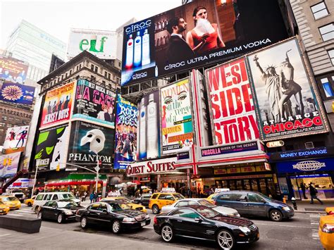 Map Of Broadway Theaters In New York City