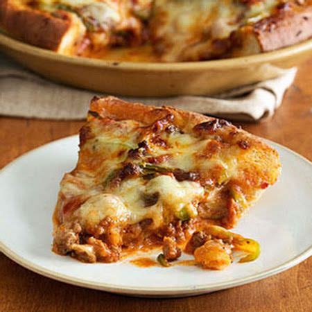 Maybe you would like to learn more about one of these? Meat Lovers Deep Dish Pizza - Recipe.com Recipe - (4.5/5 ...