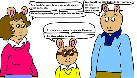 Arthurs Parents Disappointed Of Him And Buster By Mjegameandcomicfan89