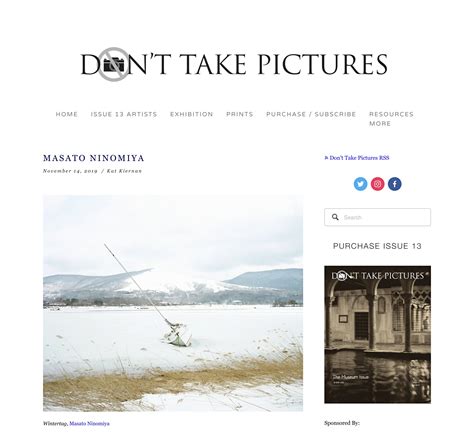 Photo Of The Day Dont Take Pictures Magazine Still Life