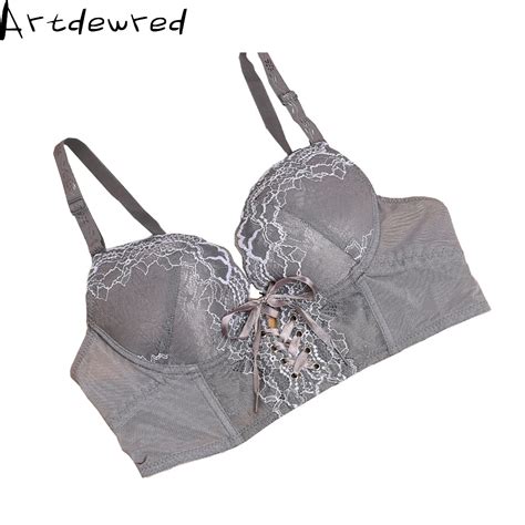 Female Underwear Small Breast Push Up Bra Minimizer Deep Vs Thick Padded Brassiere Lace Bras For