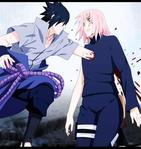Naruto 693 Sasuke And Sakura By Whiterabbit20 On Deviantart