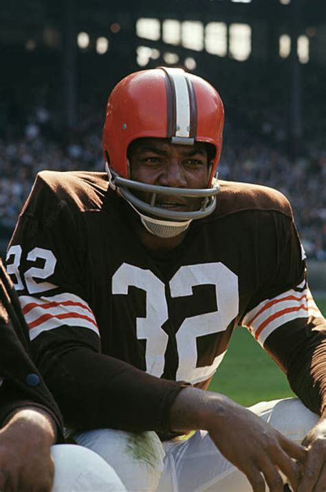 Jim Brown Hall Of Fame Full Back Footballnflteams Cleveland Browns