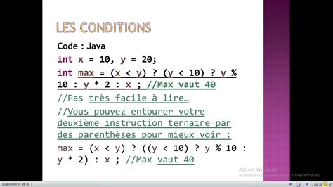 Apprendre Programmer En Java Condition Ternaire Youtube