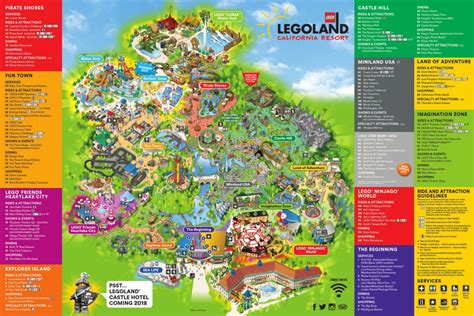 Legoland California Water Park Map Printable Maps