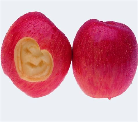 Wallpaper Food Heart Fruit Pink Magenta Apple Flower Drop
