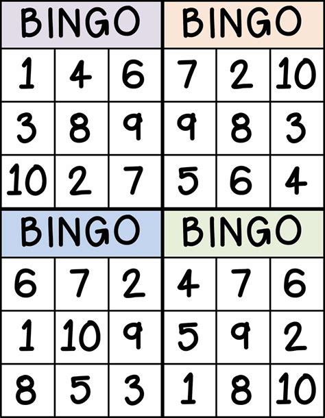 Free Printable Bingo Cards Bingo Kaarten Wiskunde Printable Bingo