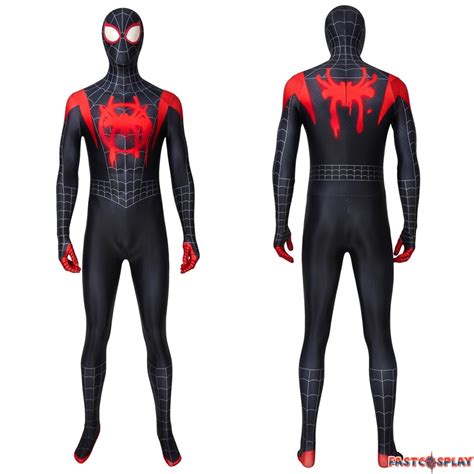 Spider Man Into The Spider Verse Miles Morales Zentai 3d Jumpsuit