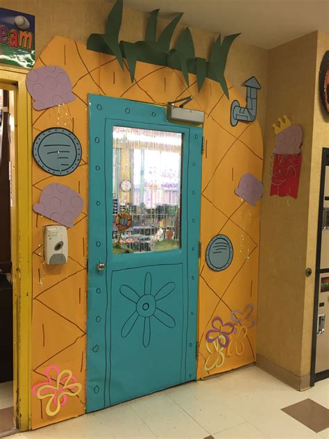 Spongebob Squarepants Pineapple Classroom Door Festa Do Bob Esponja