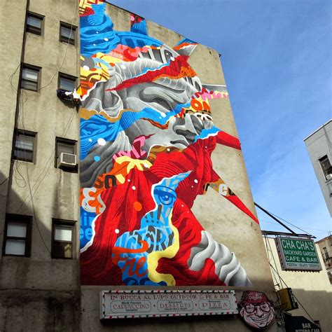 Tristan Eaton New Street Art For The Lisa Project Little Italy New