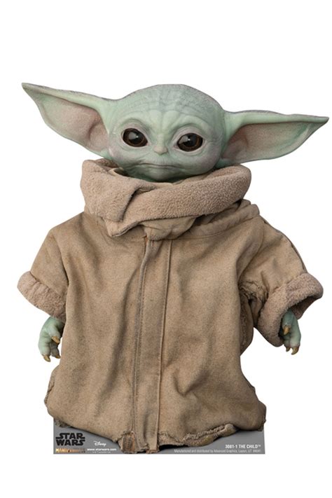 The Child Baby Yoda In The Pod Official Mandalorian Cardboard Cutout