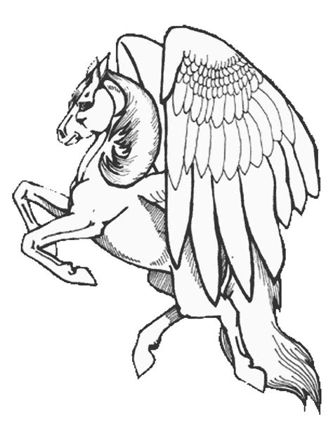 91 Best Pegasus To Color Images On Pinterest Pegasus Unicorns And