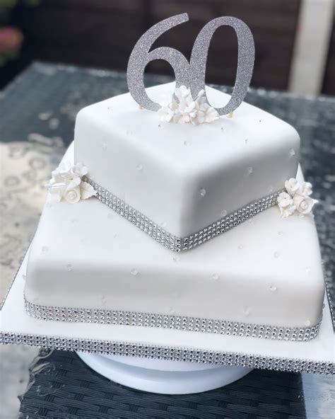 Diamond Anniversary cake | Diamond anniversary cake, Anniversary cake, Diamond anniversary