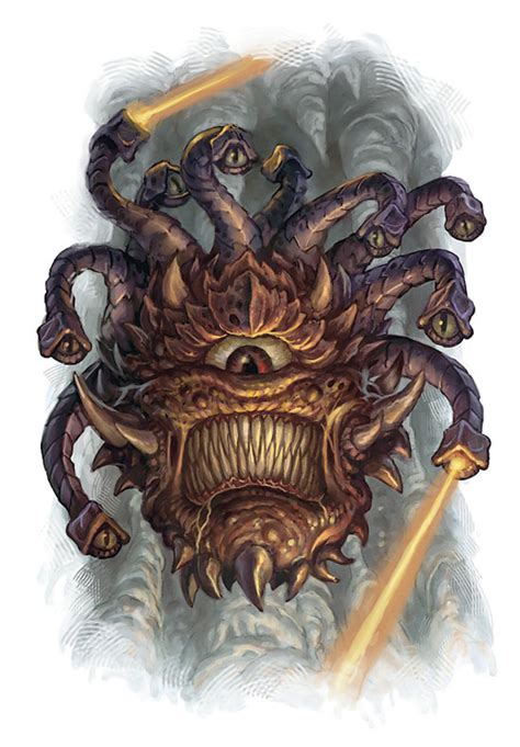 Creatures From Advanced Dungeons And Dragons 4E Beholder Eye Tyrant