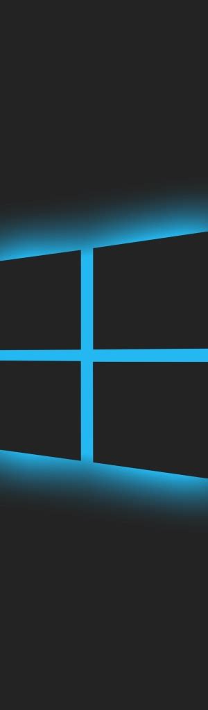 300x1024 Windows 10 Logo Blue Glow 300x1024 Resolution Wallpaper Hd Hi