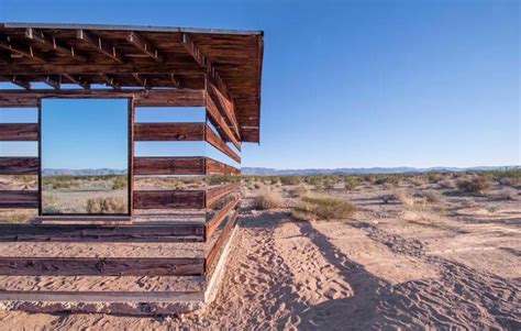 Desert House Optical Illusion