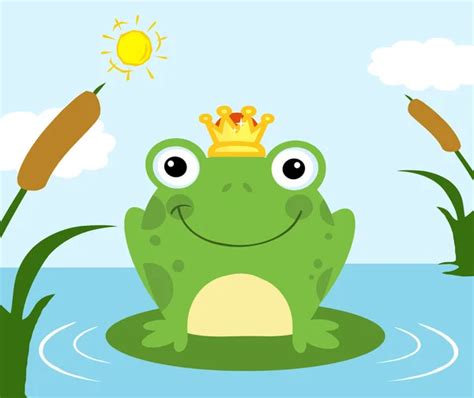 The Frog Cartoon Character Frog Cartoon Character — Stock Photo