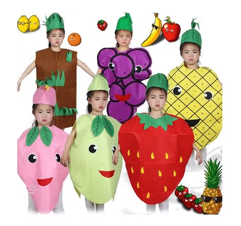 Matissa Niños Frutas Verduras Y Trajes De La Naturaleza Trajes Fiesta