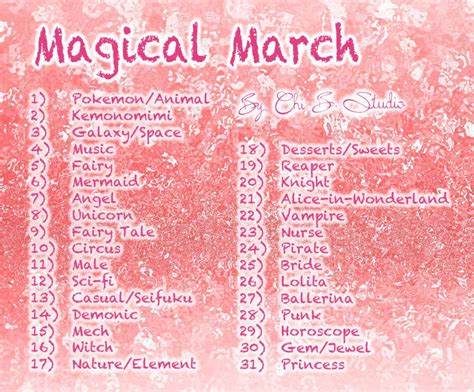 Magical March By Chibstudio On Deviantart