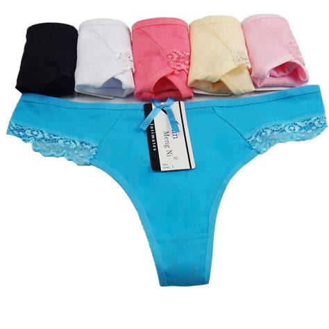 3pcslot Women G String Thongs Cotton Woman Underpants Underwear Ladies