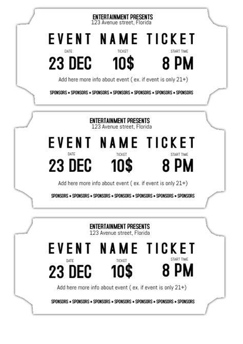 49 Awesome Stag Party Ticket Template Free