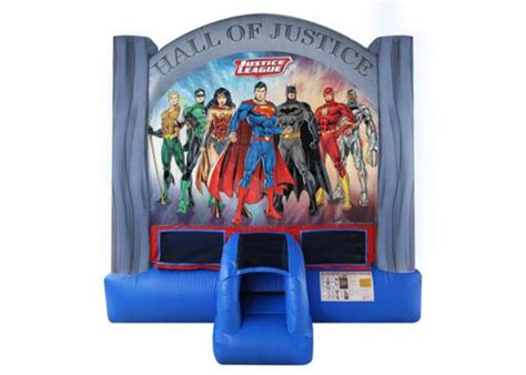 League Of Justice Bounce House Alma Party Rentals