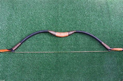 40lb Black Handmade Traditional Chinese Tang Dynesty Recurve Bow For