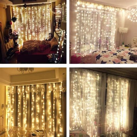 Curtain String Lights300 Leds String Fairy Lights 984ftx984ft