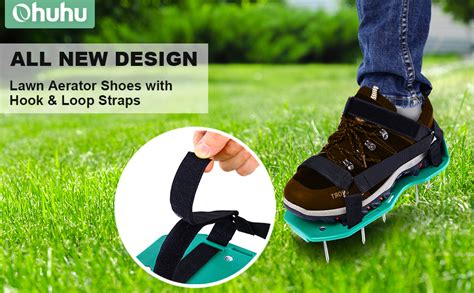 Water your lawn the day before you plan to aerate the soil. Amazon.com : Ohuhu Lawn Aerator Shoes with Hook & Loop Straps, All New Unique Design Free ...