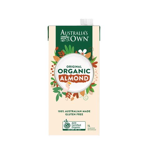 Alosraonline Australias Own Organic Almond Milk 1l
