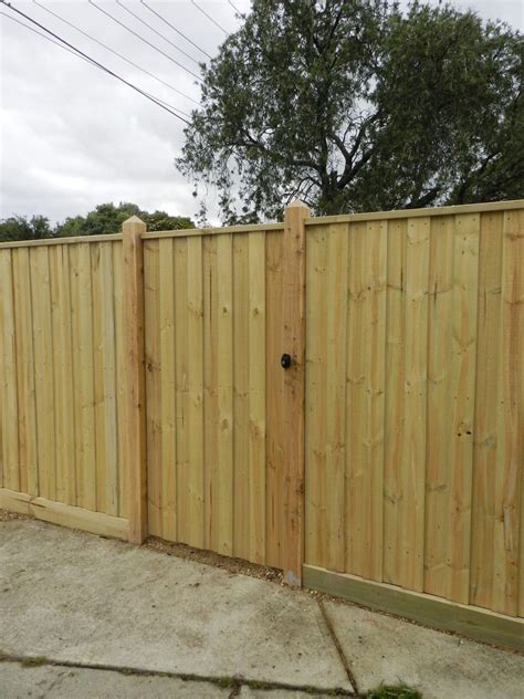 Timber Fencing Treated Pine Paling Eastside Fencing