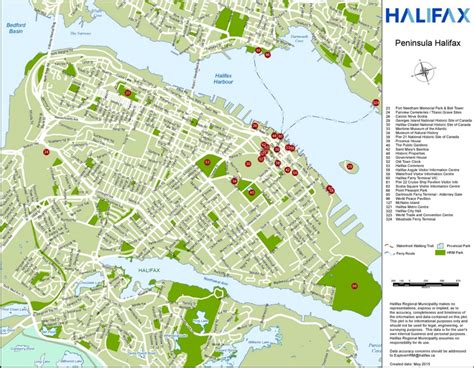 Halifax Tourist Attractions Map