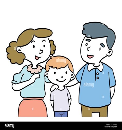 Top 162 Father Mother And Son Cartoon Images