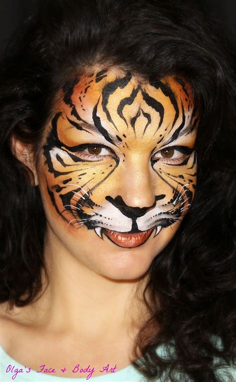 Tiger — Face Painting Design Tiger Schminken Katze Schminken