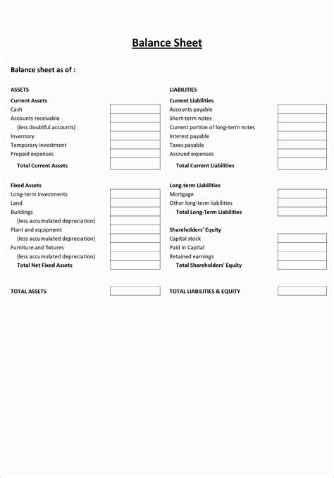 Free Cash Drawer Balance Sheet Template Warehouse Of Ideas