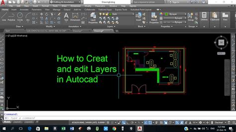 How To Add New Layers In Auto Cad And How To Edit Layer Properties