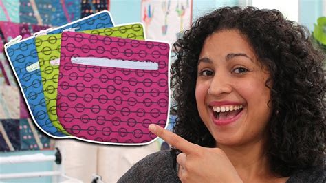 How To Sew A Duo Zipper Pouch With Crafty Gemini Youtube