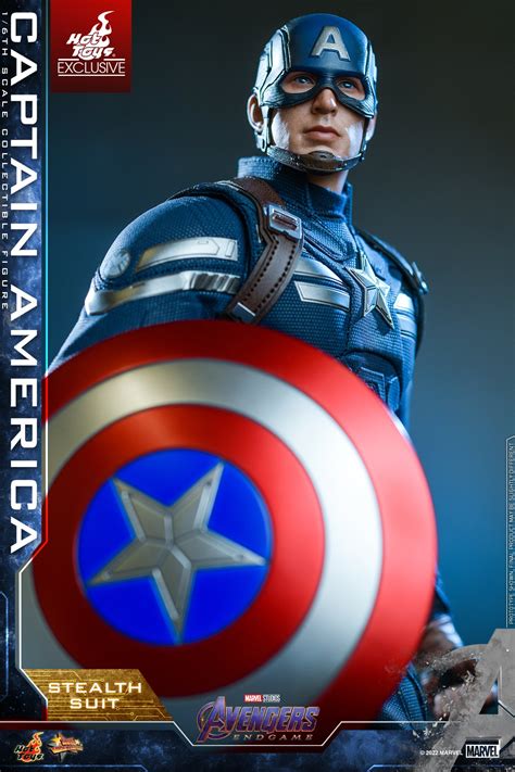 avengers endgame hot toys exclusive stealth suit captain america the toyark news