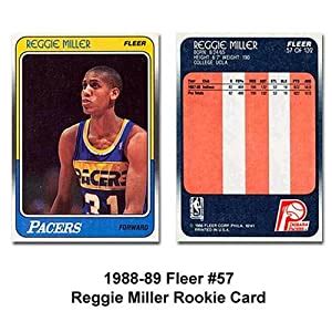 Buy guaranteed authentic reggie miller memorabilia including autographed jerseys, photos, and more at www.sportsmemorabilia.com. Fleer Indiana Pacers Reggie Miller 1988-89 Rookie Card at Amazon's Sports Collectibles Store