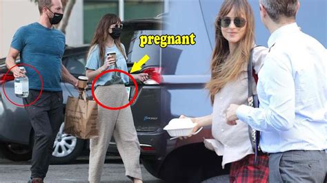 Pregnant Dakota Johnson Appeared With Chris Martin As Her Belly Grew