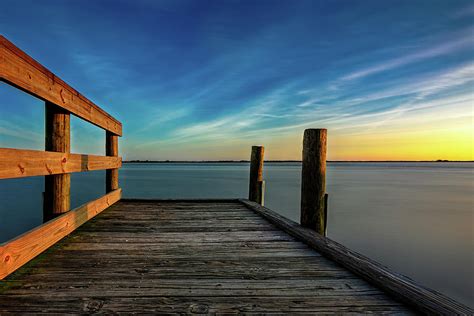 Dock At Sunset Photograph By Mike Whalen Fine Art America