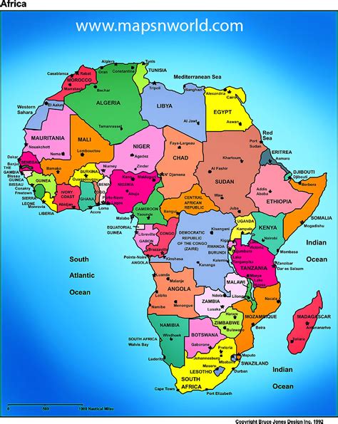 Africa Map Map Pictures