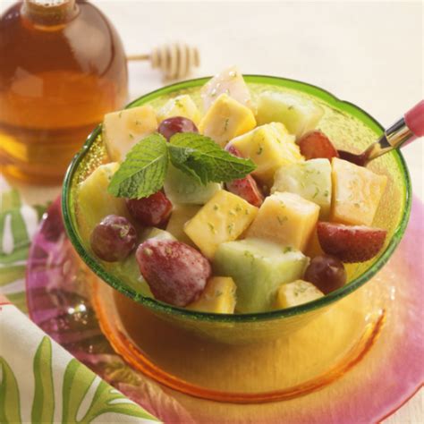 Summer Fruit Salad With Mint Honey Lime National Honey Board