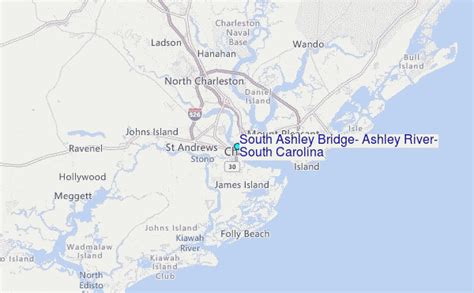 South Ashley Bridge Ashley River South Carolina Tide Station Location