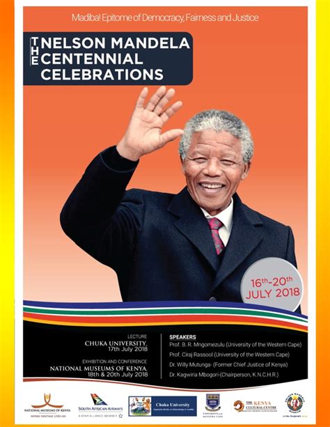 Nelson Mandela Centennial Celebrations ~ Exhibition And Public Program