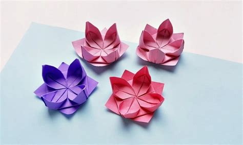 Cómo Hacer Flor De Loto En Origami Instrucciones Fáciles Video