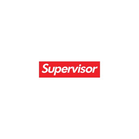 Logotipo De Supervisor O Diseño De Marca Denominativa 4798855 Vector En